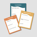Fokus och reflektionsblock - 3 pack
