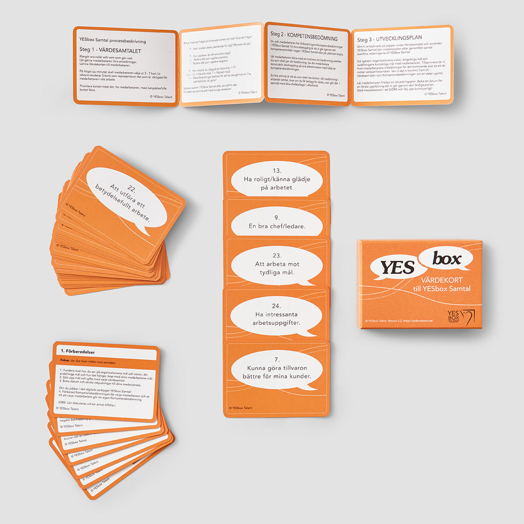 YESbox – hjälp för medarbetarsamtal - 3 pack