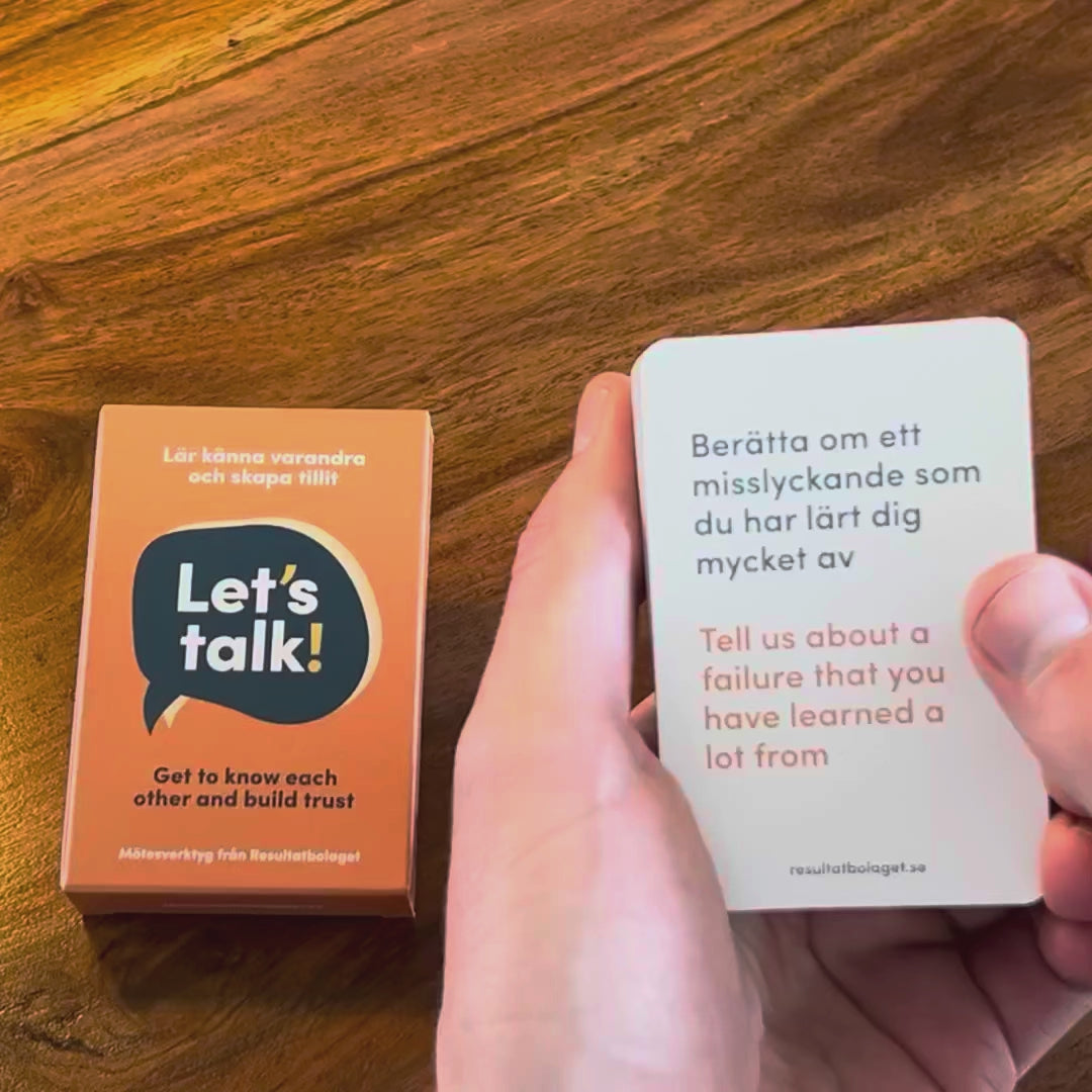 Let's talk!
