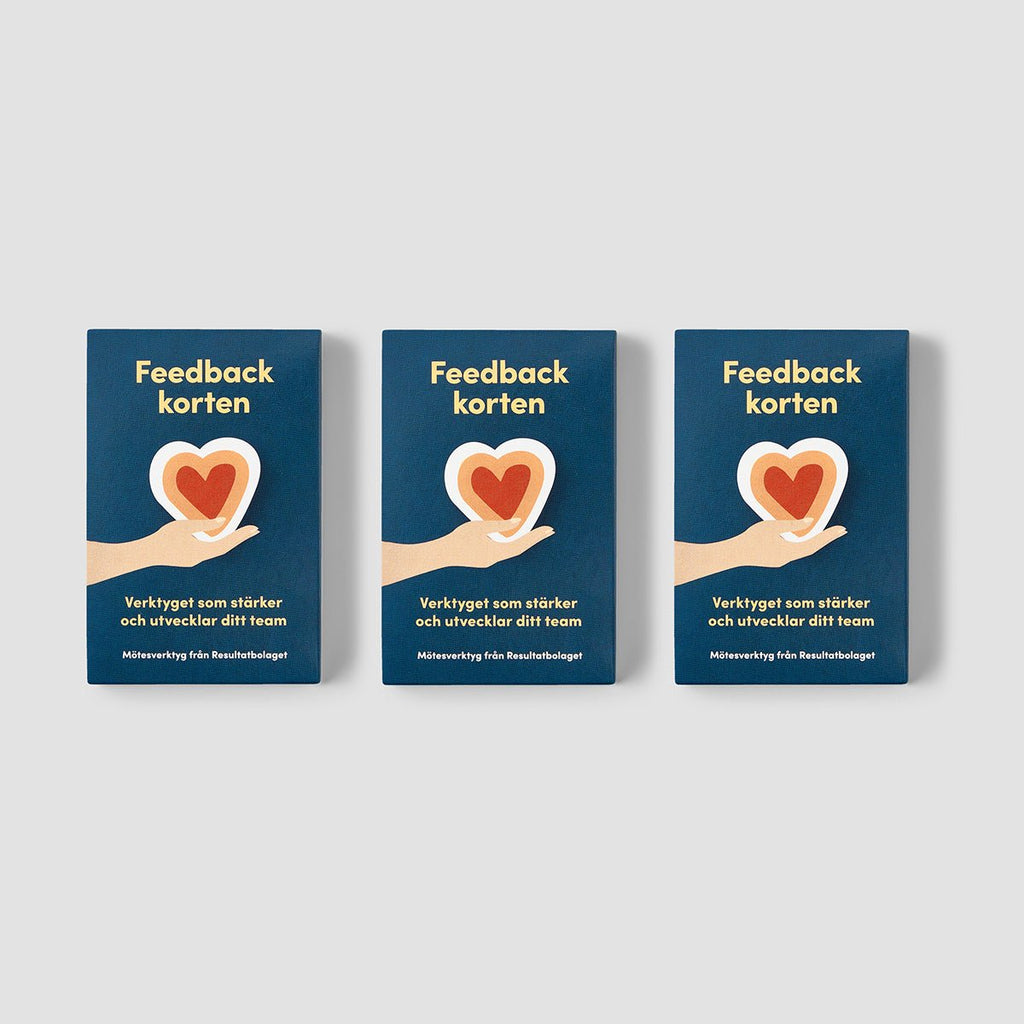 Feedbackkorten - 3 pack (spara 375 kr)