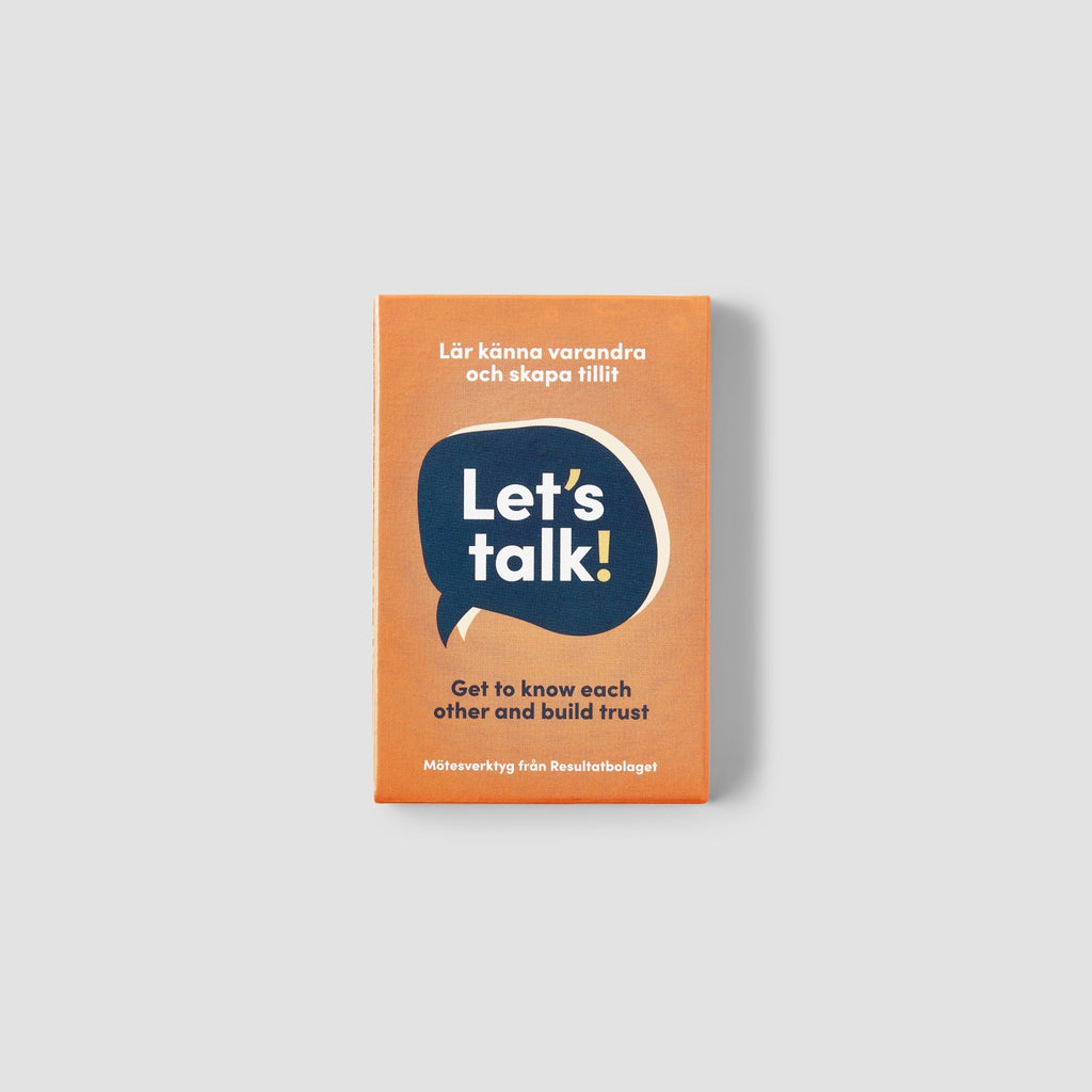 Let's talk