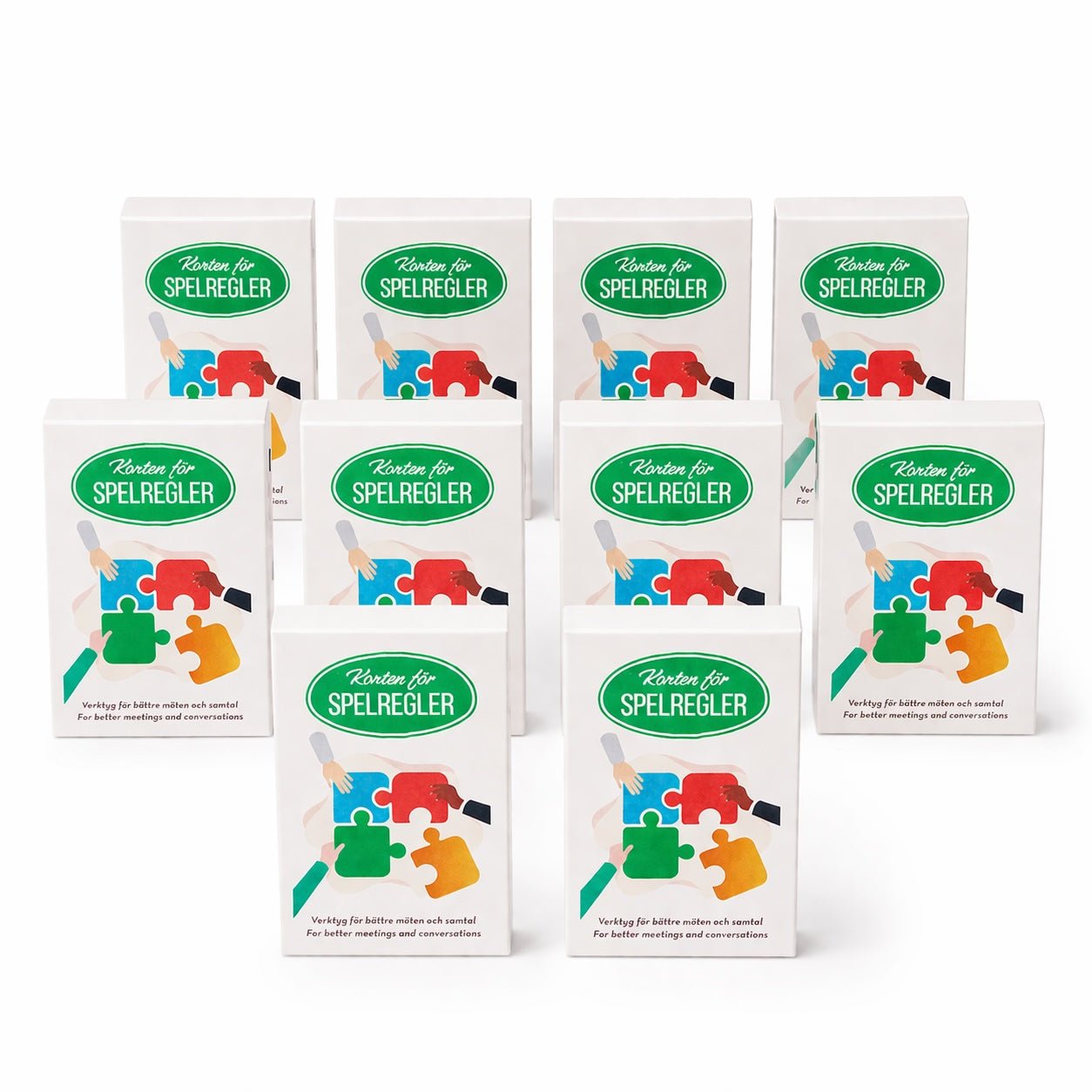 Korten för Spelregler - 10 pack