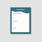 Fokus och reflektionsblock - 3 pack