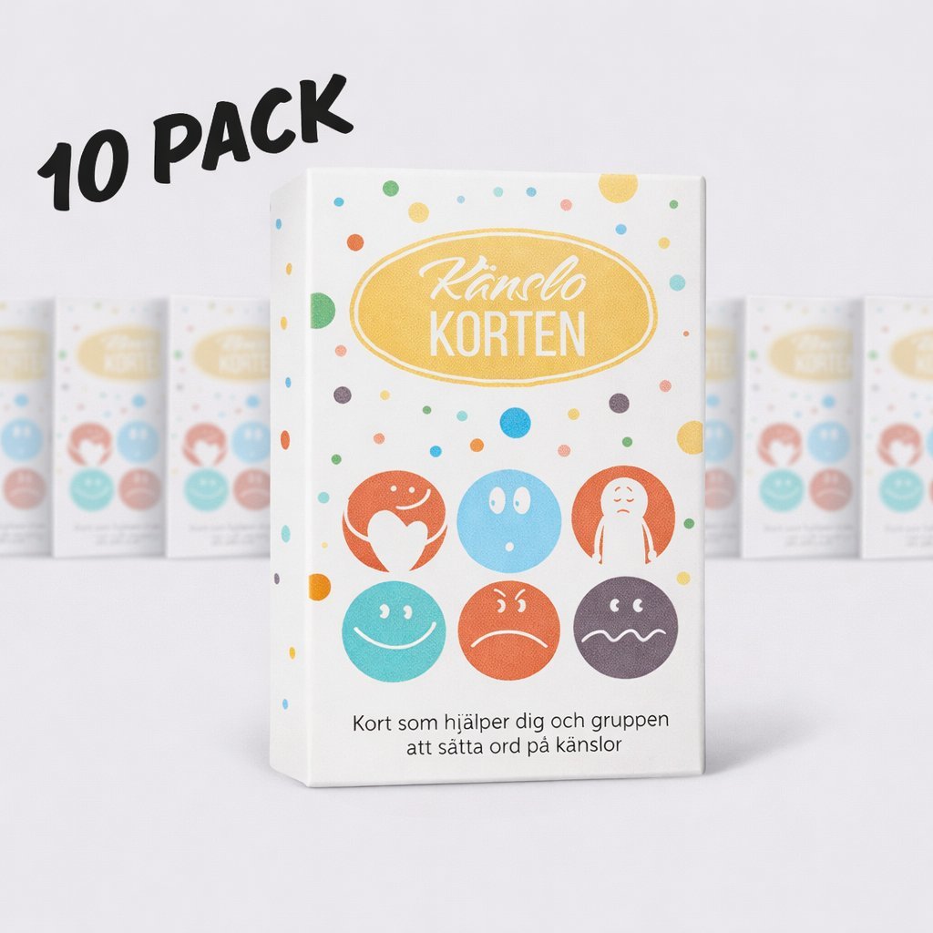 Känslokorten - 10 pack (spara 905 kr)