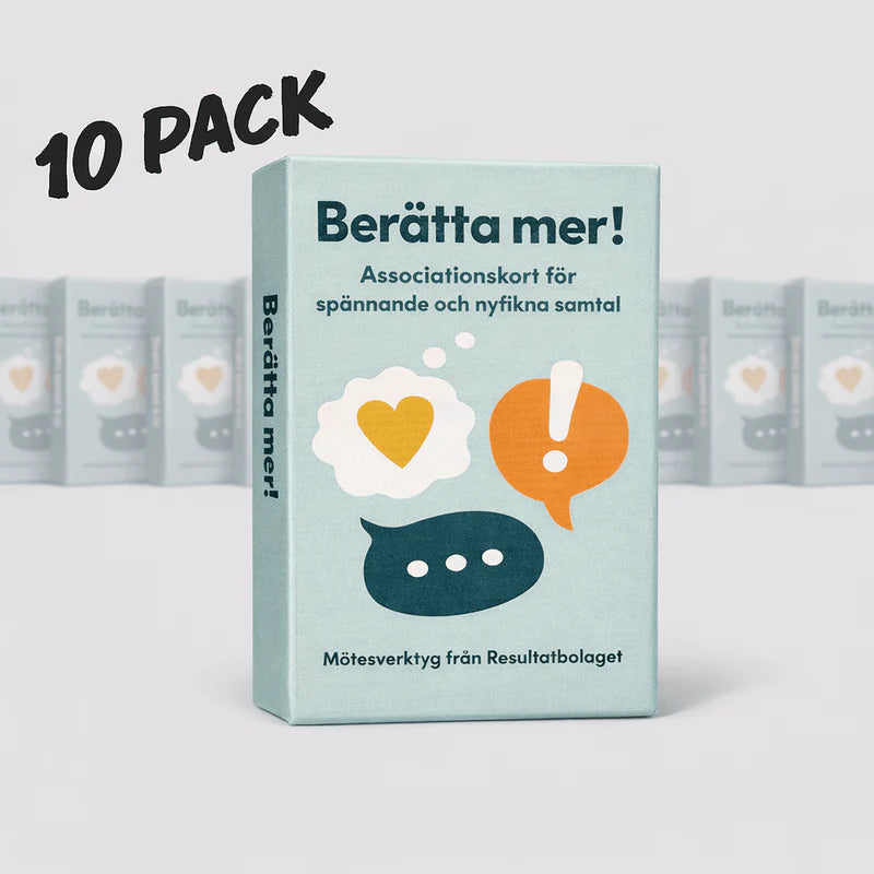 Berätta mer – 10-pack (Spara 905 kr)
